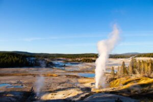 Yellowstone National Park in united states